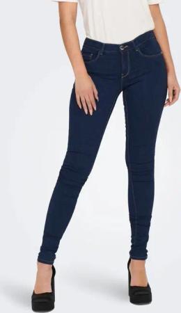 ONLY Skinny-fit-Jeans "ONLRAIN LIFE REG SKINNY DNM" mit Gürtelschlaufen