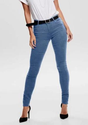 ONLY Skinny-fit-Jeans ONLRAIN LIFE REG SKINNY DNM mit Gürtelschlaufen