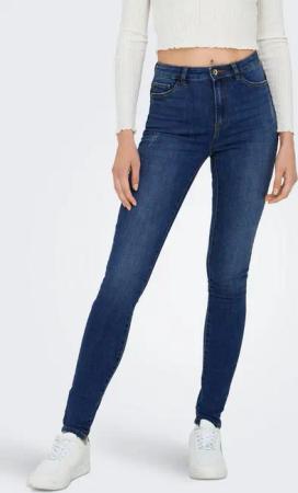 ONLY Skinny-fit-Jeans ONLROSE – Skinny-Jeans mit hoher Taille und modischer Waschung skinny fit, modisch, Denim, Baumwollmischung