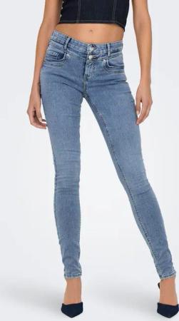 ONLY Skinny-fit-Jeans "ONLROYAL REG DB FYOKE SK DNM PIM"