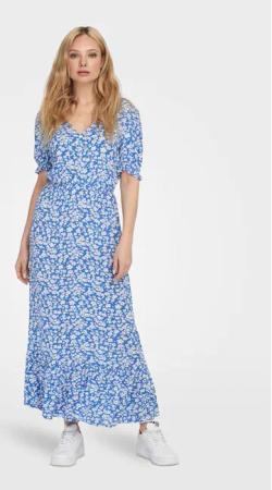 ONLY Sommerkleid Chianti 15270519 Blau Regular Fit
