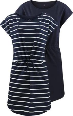 ONLY Sommerkleid Damen Mini Kleid onlMAY S/S Dress A-Linie aus 100% Baumwolle