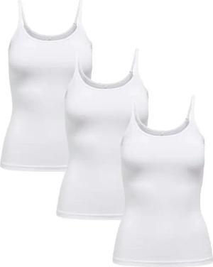 ONLY Spaghettitop (3er-Pack) Basic Trägertops in Unifarben