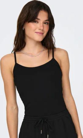 ONLY Spaghettitop "ONLLOVE – Spaghettitops im Doppelpack mit elastischem Tragekomfort" Packung, 2 tlg. Baumwollmischung, regular fit