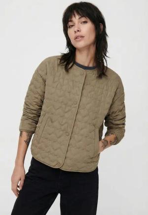ONLY Steppjacke ONLHEART LIFE QUILTED JACKET NOOS OTW mit Steppmuster in Herzchenform