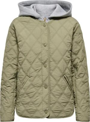 ONLY Steppjacke "ONLRISSO LIFE HOOD QUILT JACKET CC OTW" mit Kapuze mit abnehmbarer Kapuze