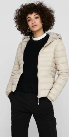 ONLY Steppjacke "ONLTAHOE HOOD JACKET OTW NOOS" mit Kapuze Kunstfaser, perfekt für den Übergang