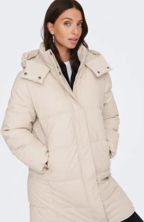 ONLY Steppmantel "ONLAGNES COATED PUFFER COAT OTW"