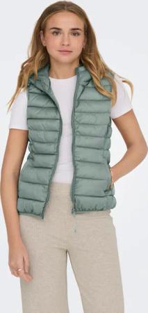 ONLY Steppweste "ONLNEWTAHOE HOOD WAISTCOAT OTW NOOS" Kunstfaser