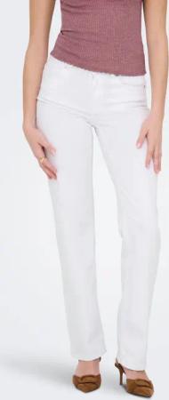 ONLY Straight-Jeans "ONLBLUSH MID STRAIGHT DNM DOT NOOS" 5-Pocket Style