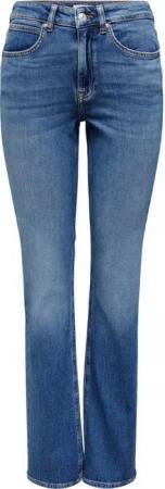 ONLY Straight-Jeans Only Damen Jeans-Hose OnlEverly Flared-Fit