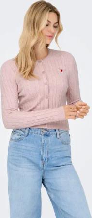 ONLY Strickjacke "ONLKATIA LS CABLE BUTTON CARDIGAN CC KNT"