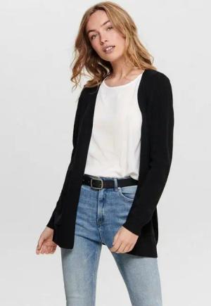 ONLY Strickjacke ONLLESLY – Cardigan mit Taschen und figurumspielender Form figurumspielend, casual, Feinstrick, Viskosemischung, V-Ausschnitt