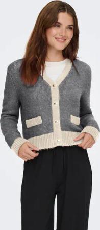 ONLY Strickjacke "ONLMAGGIE LIFE LS V-NECK CARDI CC KNT"