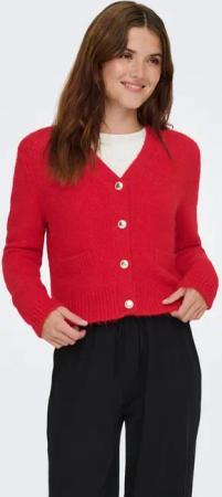 ONLY Strickjacke ONLMAGGIE LIFE LS V-NECK CARDI CC KNT