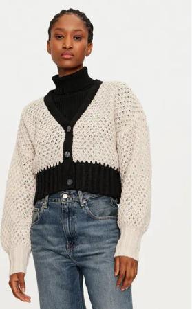 ONLY Strickjacke Rose 15327593 Beige Regular Fit