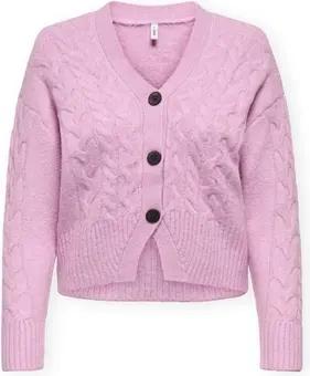 Only  Strickjacken Rio Life Cardigan - Mauve Mist