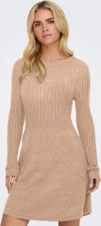 ONLY Strickkleid ONLFIA LS CABLE DRESS KNT Viskosemischung, regular fit