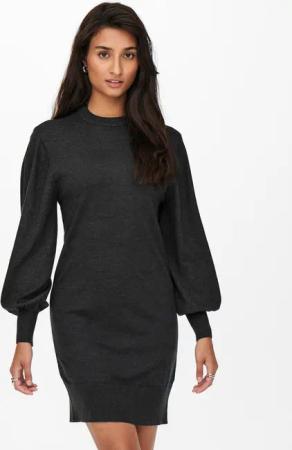 ONLY Strickkleid "ONLLABELLE LIFE L/S DRESS KNT NOOS" mit modischen Ballonärmeln