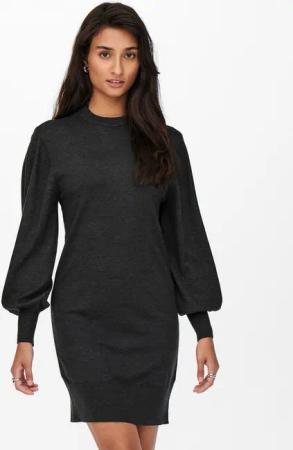 ONLY Strickkleid ONLLABELLE LIFE L/S DRESS KNT NOOS mit modischen Ballonärmeln