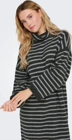 ONLY Strickkleid ONLTALIO LS STRIPE ROLLNECK DRESS BF KNT