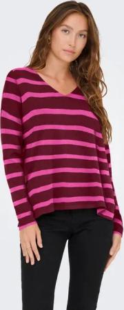 ONLY Strickpullover ONLAMALIO LIFE LS V-NECK KNT