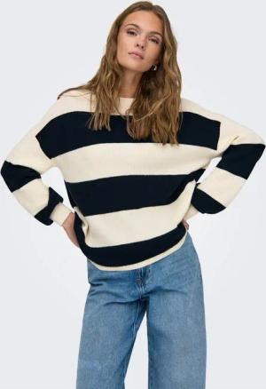 ONLY Strickpullover ONLATIA L/S STRIPE PULLOVER KNT NOOS Viskosemischung, regular fit