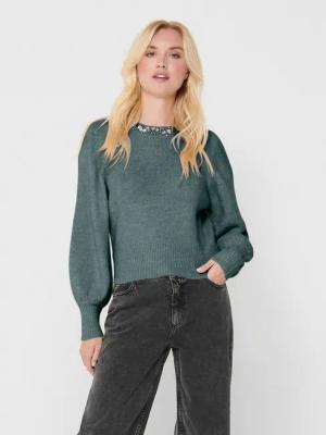ONLY Strickpullover ONLELSA L/S PULLOVER KNT NOOS Materialmix, regular fit