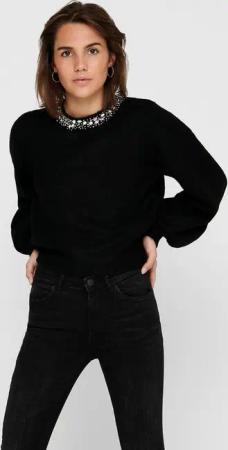 ONLY Strickpullover ONLELSA L/S PULLOVER KNT NOOS Materialmix, regular fit