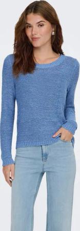 ONLY Strickpullover ONLGEENA XO L/S PULLOVER KNT NOOS Materialmix, regular fit