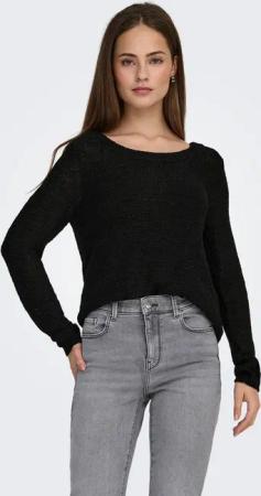 ONLY Strickpullover ONLGEENA XO L/S PULLOVER KNT NOOS mit Rundhalsausschnitt