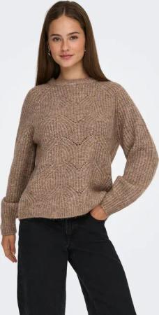 ONLY Strickpullover "ONLGILA LIFE LS STRUCTURE O-NECK BF KNT"