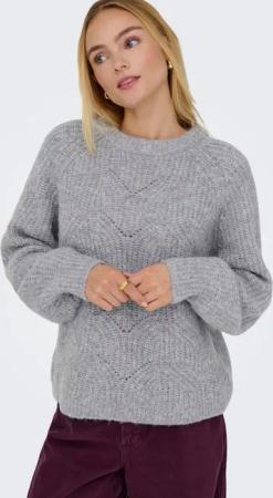 ONLY Strickpullover ONLGILA LIFE LS STRUCTURE O-NECK BF KNT