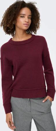 ONLY Strickpullover "ONLHAZEL LS DETAIL O-NECK BF KNT"