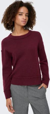 ONLY Strickpullover ONLHAZEL LS DETAIL O-NECK BF KNT