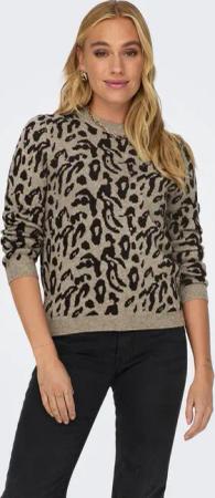 ONLY Strickpullover ONLJENNI LS ANIMAL PULLOVER RP KNT