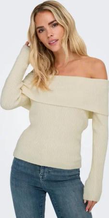 ONLY Strickpullover ONLKATIA LIFE LS OFF SHOULDER KNT NOOS Viskosemischung, regular fit