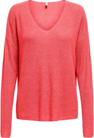 ONLY Strickpullover ONLLECIA LIFE LS LOOSE V-NECK CC KNT