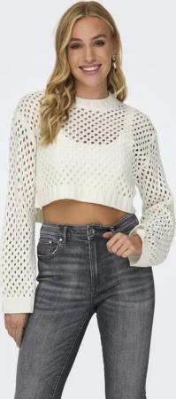 ONLY Strickpullover ONLSMILLA SHORT PULLOVER L/S KNT NOOS