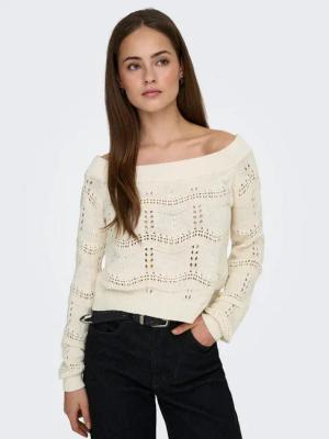 ONLY Strickpullover ONLVILDA LIFE L/S PULLOVER KNT NCA