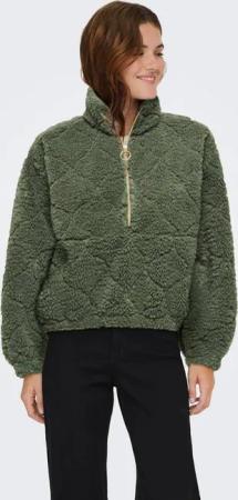 ONLY Sweatjacke ONLXENA L/S TEDDY BOX SWT