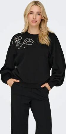 ONLY Sweatshirt "ONLBROOK L/S PEARL DETAIL CS SWT"