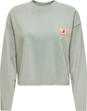 ONLY Sweatshirt "ONLLUCINDA L/S FLOWERS O-NECK UB SWT"