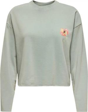 ONLY Sweatshirt ONLLUCINDA L/S FLOWERS O-NECK UB SWT