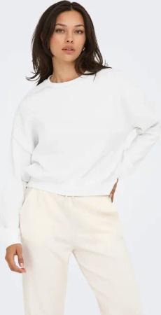 ONLY Sweatshirt "ONLSWEAT L/S CREW OVERSIZE SWT", Baumwollmischung, loose fit, Rundhals