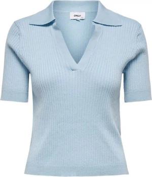 ONLY T-Shirt (1-tlg) ONLNIMONE S/S LIFE POLO PULLOVE KNT NOOS