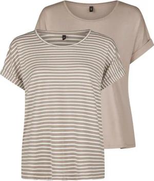ONLY T-Shirt Damen Top MOSTER Regular Fit (2-tlg) Basic Kurzarm Tee Shirt mit Rundhalsausschnitt