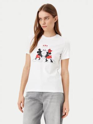 ONLY T-Shirt Mickey 15317991 Weiß Regular Fit