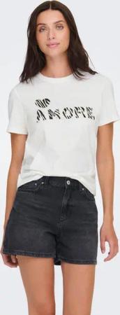 ONLY T-Shirt ONLDITTE LIFE RHNSTN S/S ANIMAL TOP JRS