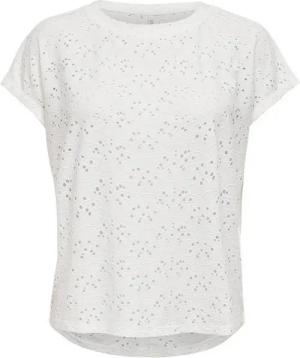 ONLY T-Shirt ONLSMilla (1-tlg) Lochmuster